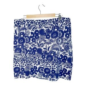 J. McLaughlin Nicola D’Orsay Fleur Skirt Size XL Catalina Cloth Tiered Floral